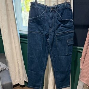 Pilcro High-Rise Indigo Carpenter Jeans